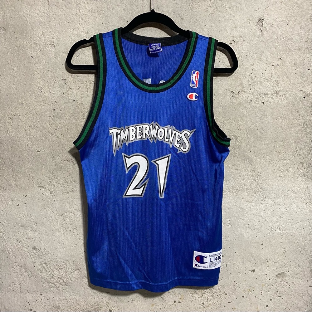 Champion Kevin Garnett Timberwolves Jersey